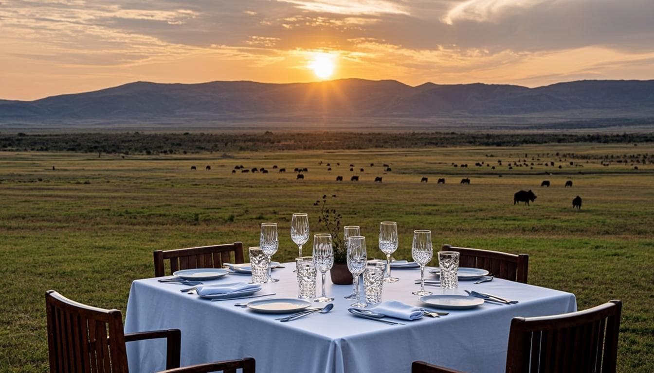 Dîner au crater