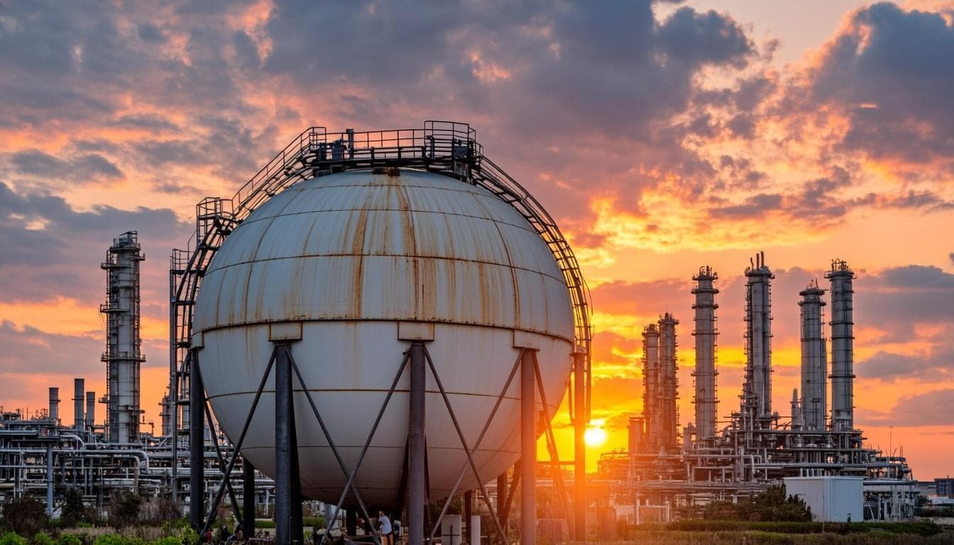Usine liquéfaction LNG