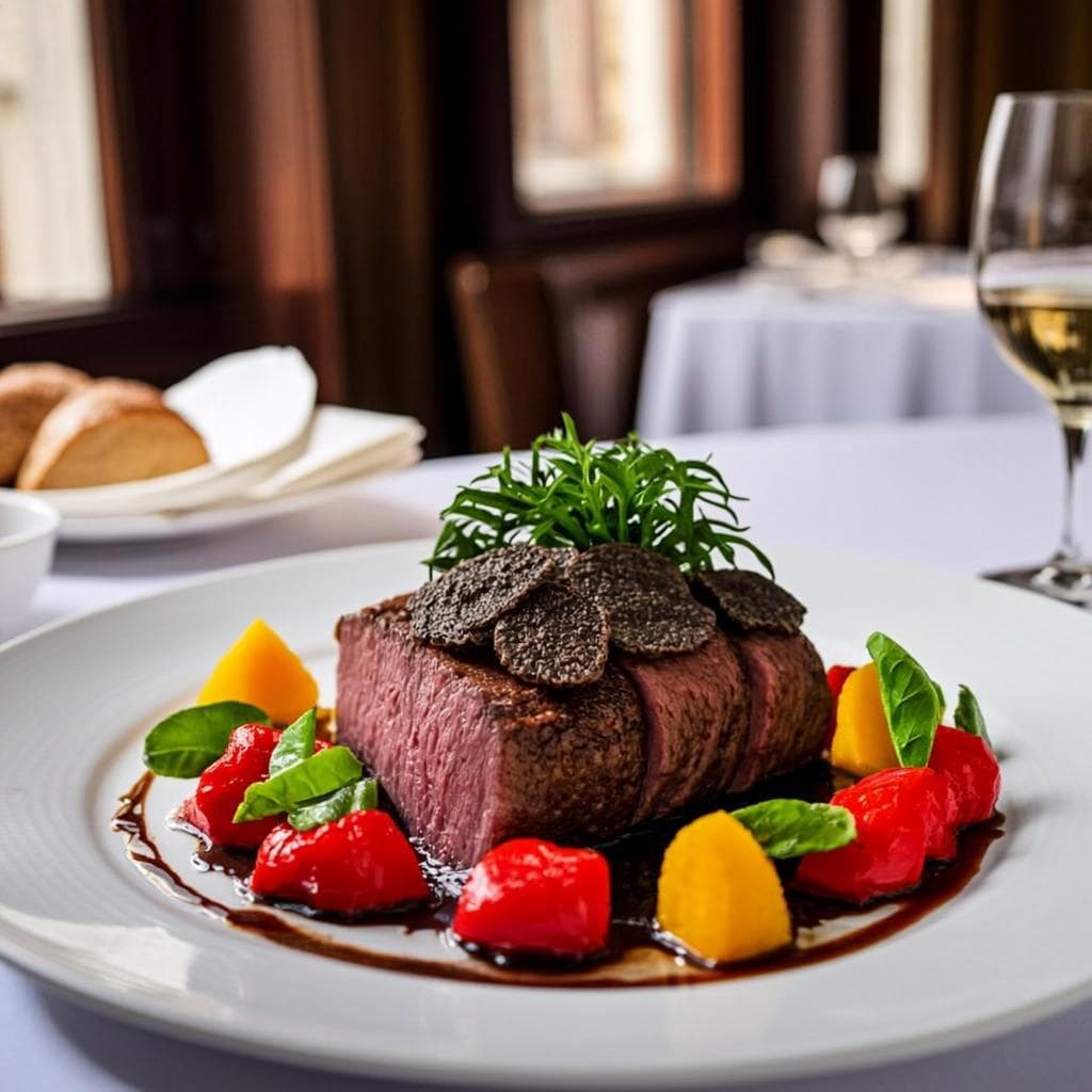 Plat gastronomique