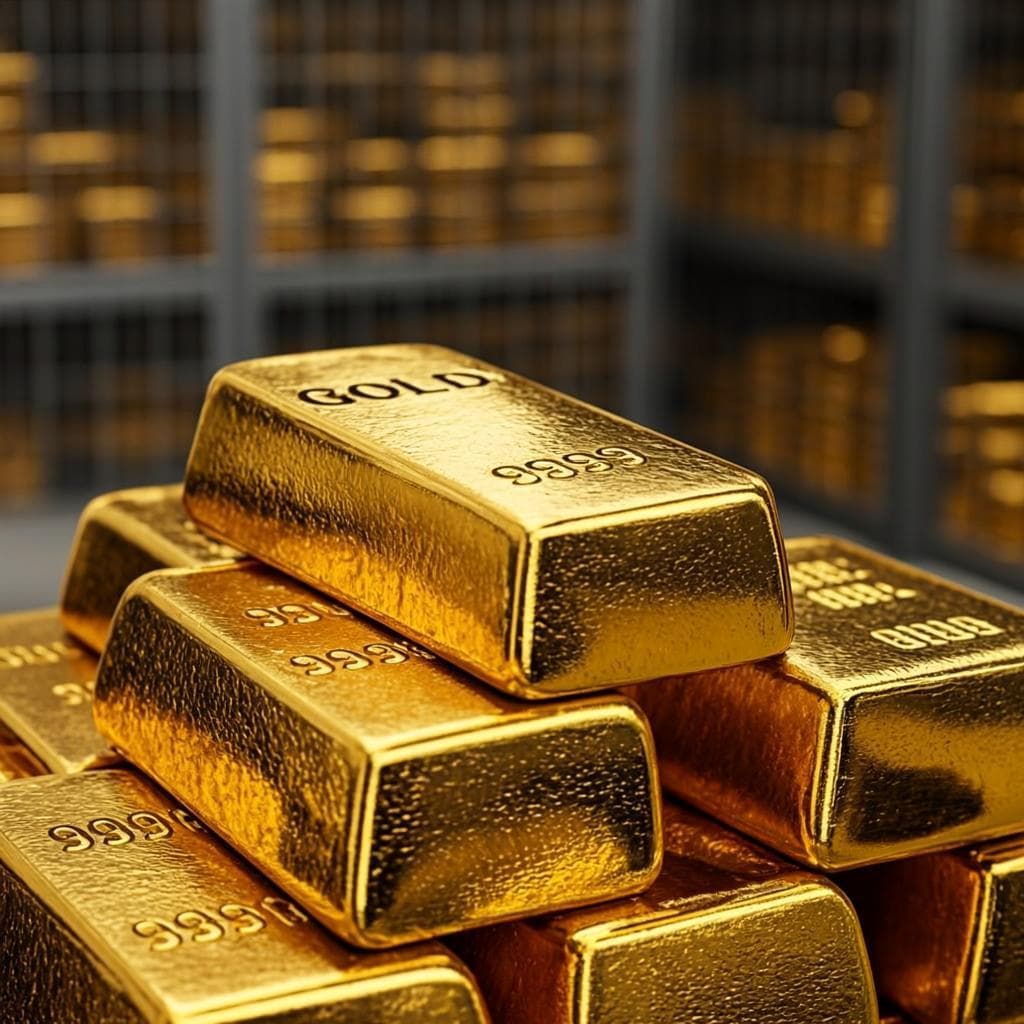 Lingots d'or pur